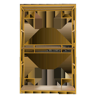 ロックが付いている二重層255mmの深さ407mmの高さの衣類のオルガナイザーの棚の飾り戸棚
