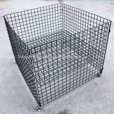 ショッピング モールの車輪のおりのトロリー枕貯蔵のおりのトロリーとの携帯用金属のおりのトロリー簡単なモダンなデザイン