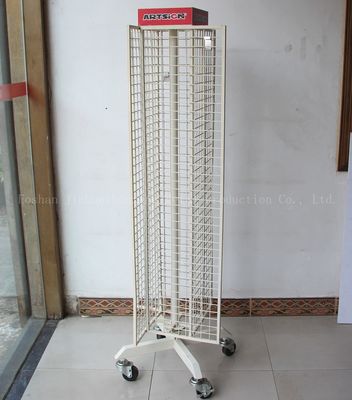 Removale 1650mmの最高600mm長い回転陳列だな白いワイヤー
