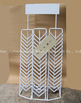 36サンプルのための広告との長さ1055mm Widh 585mmの滝のタイルのサンプル陳列だなの白