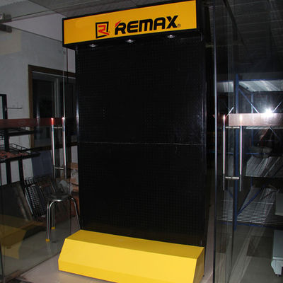 携帯電話の付属品のための深さ400mmの高さ2200mm Pegboardの陳列だな