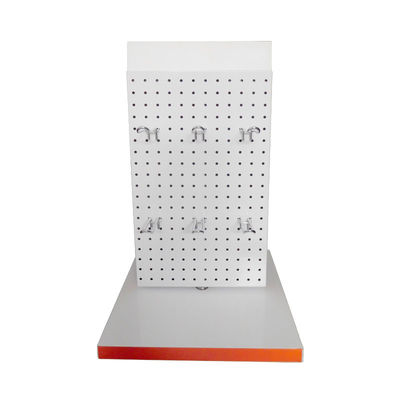 カスタマイズされたロゴ380mmの幅589mmの高さのPegboard用具の棚の床の地位