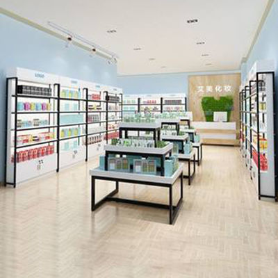 スーパーマーケットの母性3階建ての昇進の机および飾り戸棚を積み重ねる子供の店の化粧品