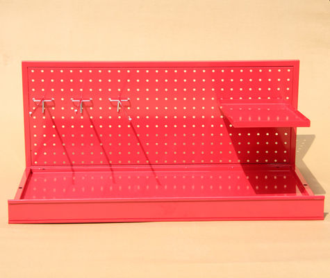 力のコーティングのHongChuang TUVの承認のPegboardの陳列だなの小型サイズ