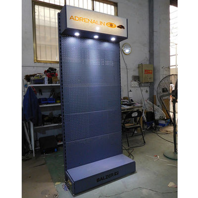 ホックが付いている流行の375mmの深さ1030mmの長さのPegboardワイヤー棚