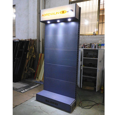 ホックが付いている流行の375mmの深さ1030mmの長さのPegboardワイヤー棚