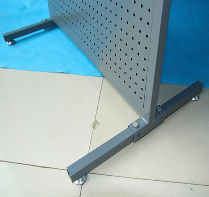 頑丈な幅485mmの深さ485mm Pegboardの陳列だなの二重表面