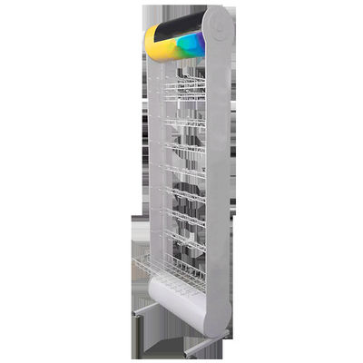 現代様式注文の白い色電池の陳列だな600*355*2030mm