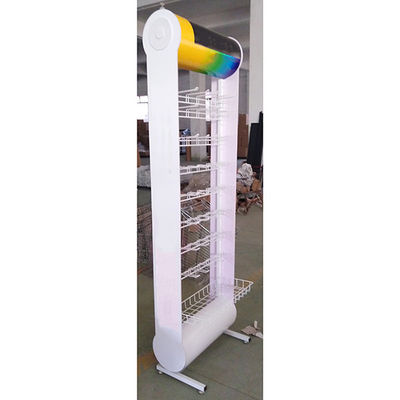 現代様式注文の白い色電池の陳列だな600*355*2030mm