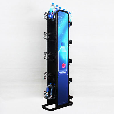 ロゴの金属240W*500L*1450mmHが付いている5つの床の天然水のびんの棚