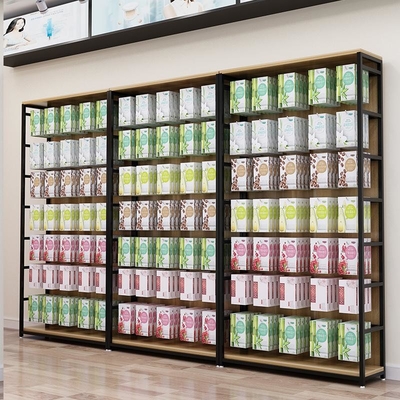 ソックスおよび携帯電話の付属品、家具木陳列だな木は化粧品の店のために棚に置く